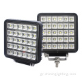 Offroad LED μηχανή Εργασία φως τετράγωνο LED LED LAMP 25W 4x4 Emark Osram Chips 6000K LED LED LIGHT για φορτηγό ATV OFFROAD